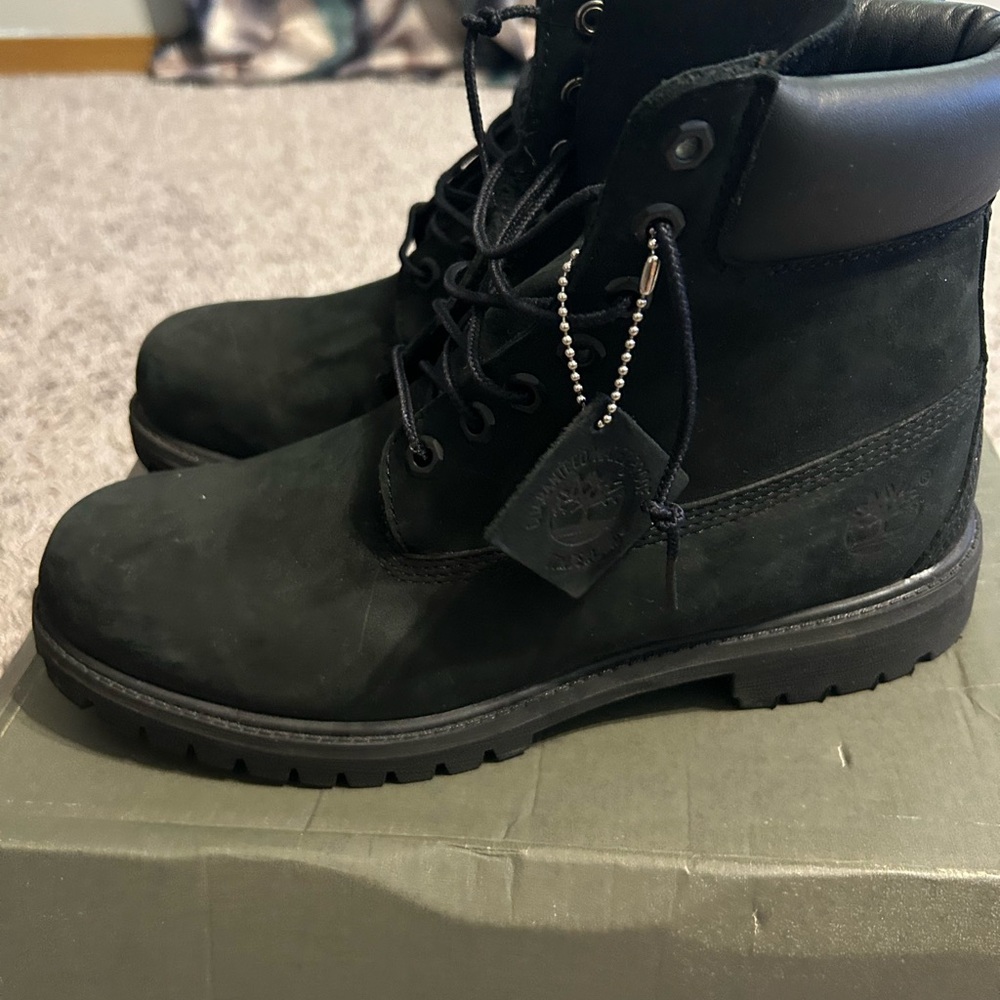 Timberland Men's Premium 6in. Waterproof Black Boots